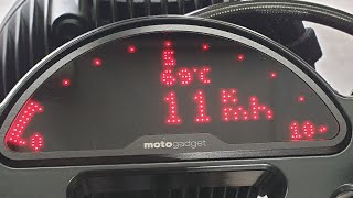 How to get Motogadget Motoscope Pro to work with OEM H20 sensor BMW k1100 fix to calibrate temp [upl. by Aydan]