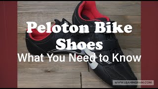 Peloton Bike Shoes What You Need to Know [upl. by Engeddi553]