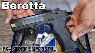 Beretta PX4 Storm 9mm Pistol Review and Unboxing  PX4 Storm made in Italy [upl. by Cannell]