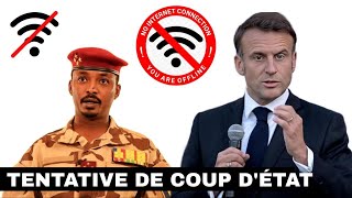 🚨Coupure dinternet au Tchad il y a quelques jours Macron à la manœuvre tentative de coup détat [upl. by Goines726]