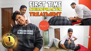 Satisfying Chiropractor Cracks  Physio 1st  Irfans View [upl. by Ardra937]