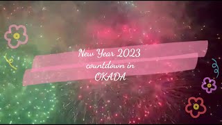 New Year 2023 countdown in OKADA Manila [upl. by Kaja]