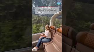 Rocky Mountaineer Train shorts rockymountaineer luxurytraintravel [upl. by Llednek]