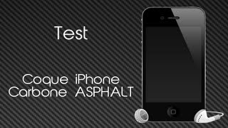 Test  Coque iPhone 44S Carbone ASPHALT  Amahousse [upl. by Sal]