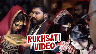 Momina Rukhsati Video  Pakistani Wedding Video  Momina and Hamza [upl. by Linnette]