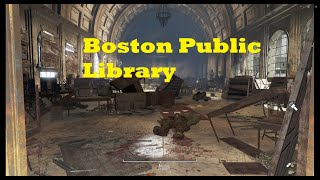 Fallout 4 Play Thru Part 106 Boston Public Library [upl. by Sil142]