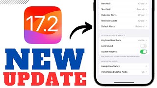 Change Default Notification Sound And Haptics  NEW iOS 17 2 Beta FEATURE [upl. by Yovonnda]