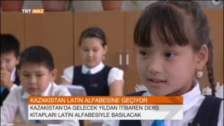 Kazakistan Latin Alfabesine Geçiyor  TRT Avaz Haber [upl. by Yrrag]