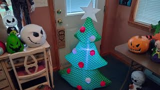 NEW FOR 2023 Gemmy Christmas Airblown Inflatable 4ft Christmas Tree [upl. by Aihsenal]