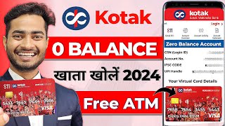 Kotak Mahindra Bank Open Account Zero Balance  Kotak 811 Account Opening Online Zero Balance [upl. by Nolos359]