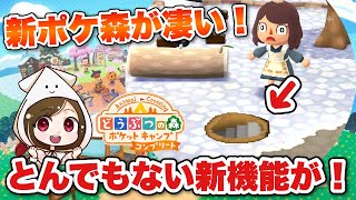 【新作】新ポケ森がはじまった！新機能追加でさっそく謎の階段が！？【ポケ森コンプリート】 [upl. by Suoirrad]