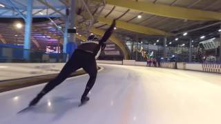 Woensdag avond schaatsles in januari [upl. by Ecnatsnoc]