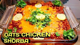 How To Make Oats And Chicken Soup  Oats Chicken Shorba [upl. by Libbie]