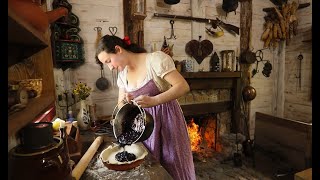 Cooking Dinner 200 Years Ago  1800s America  Summer [upl. by Shaw]