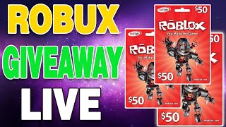 FREE ROBLOX GIFT CARD CODES GIVEAWAY  ROBUX CODES GIVEAWAY LIVE [upl. by Fullerton]