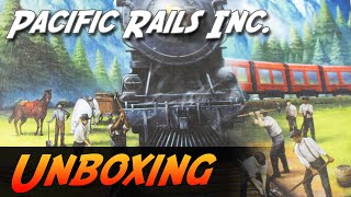 Pacific Rails Inc  BrettspielUnboxing Vesuvius Media [upl. by Arhez139]