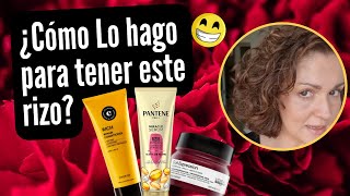 Conseguir un RIZO Definido Hidratado y sin FRIZZ Truco rizos perfectos [upl. by Anitra]