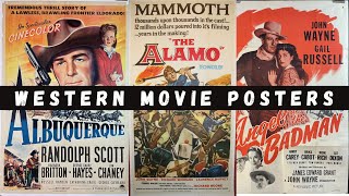 Western Movies posters The Greatest Western Movies Ever Made posters [upl. by Enoyrt]