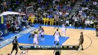 Russell Westbrook Huge Block On Roy Hibbert [upl. by Ofloda889]