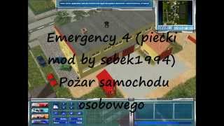 Emergency 4 piecki mod by sebek1994 PoĹźar samochodu osobowego [upl. by Lissner]