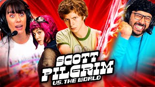 SCOTT PILGRIM VS THE WORLD 2010 MOVIE REACTION First Time Watching Full Movie Review [upl. by Latt]