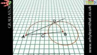 How to draw a tangent to a circle from a point [upl. by Swor]