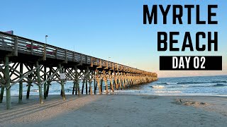 Myrtle Beach Travel Vlog Day 02  Dolphin Cruise  Broadway Zip line  Broadway [upl. by Maher239]