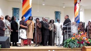 Pastor Quincy Fielding Jr and LA Gospel Messengers God Put A Rainbow Home Assembly Church [upl. by Oivat293]