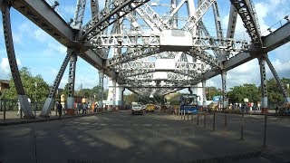 Howrah Bridge  Towards Kolkata Upto Esplanade via BBD Bagh Through Brabourne Road [upl. by Aramoiz]