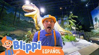 Blippi explora un helicóptero de bomberos 🚁  Blippi Español  Videos educativos para niños [upl. by Eceinert]