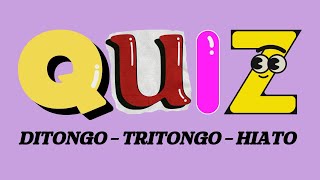 Pratique com o Quiz Ditongo tritongo e hiato [upl. by Nyliac]