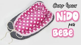 Como hacer NIDO PARA BEBE  Tutorial PASO A PASO [upl. by Taro]