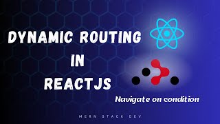 Dynamic Routing in ReactJS  mernstack [upl. by Enyalaj]