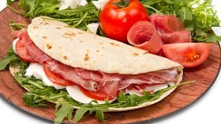 Typische Speisen Italien 🍕 Piadina aus Rimini 🍕 [upl. by Aniweta]