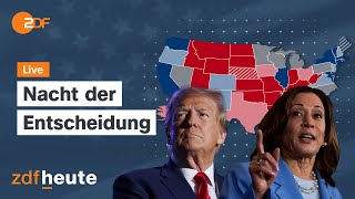 Live Harris vs Trump  Wer liegt vorn  USWahl 2024 [upl. by Jacobs]