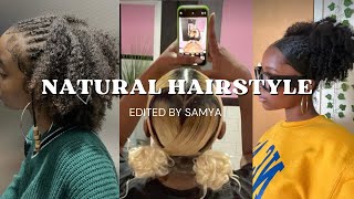 natural hairstyles on black tiktok blacktiktok tiktok [upl. by Humphrey]