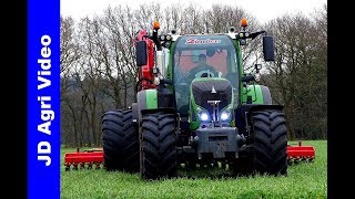 Mestseizoen 2019  Fendt 724  Slurry injection  P vd Hardenberg Elspeet  Gülleeinarbeitung [upl. by Anaek]