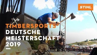 TIMBERSPORTS® Deutsche Meisterschaft 2019 – Highlights Damen und Rookies [upl. by Lodie]