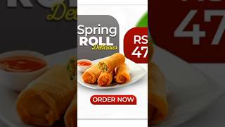 Creative Poster Design in Photoshop Food flyer design in Photoshop [upl. by Eissej]