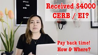 Easy way to Pay back the CERB overpayment now [upl. by Elesig]