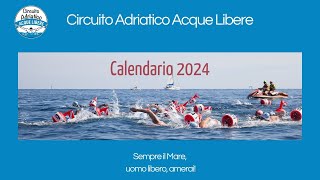 Circuito Adriatico Acque Libere  Calendario 2024 [upl. by Mareld]