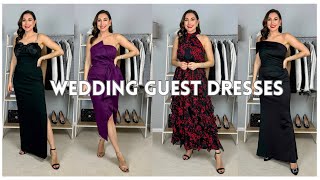 Nordstrom FallWinter Wedding Guest Dresses  Elegant Style [upl. by Llerrot]