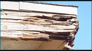 Repairing Rotten Fascia On A House  THE HANDYMAN [upl. by Atnes]