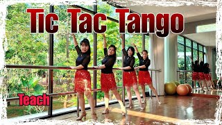 💃TIC TAC TANGO Line Dance Teach [upl. by Enier]