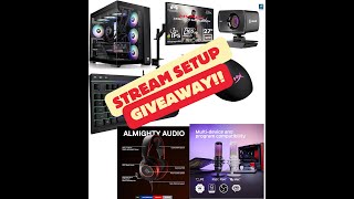 Custom PC Giveaway hyperx corsair elgato SteelSeries [upl. by Un]