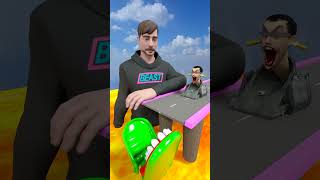 OHIO MrBeast  Baby TV amp Skibidi Man Jumping over Open Bridge into a Gigantic Toilet shorts [upl. by Carpio]