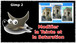 Tuto Modifier la teinte et la saturation Gimp 28 [upl. by Gierk]