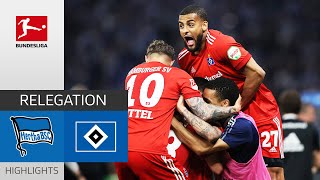 Crazy Goal gives HSV the Advantage  Hertha BSC  HSV 01  Highlights  Relegation Play Off 1st Leg [upl. by Dronel]