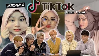 Korean Idol react to Hijab Tiktok featMGX [upl. by Tyne537]