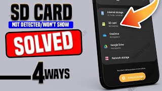 How to fix Memory sd card not detected ON ANDROID  Phone Wont detect my Memory Card sloved [upl. by Aronle166]